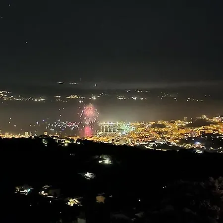 Sassone, Vue Panoramique Sur Ajaccio Et La