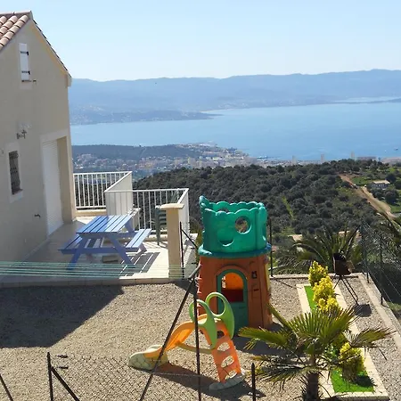 بيت للعطل Sassone, Piscine, Jacuzzi Et Vue Panoramique Sur Ajaccio Alata