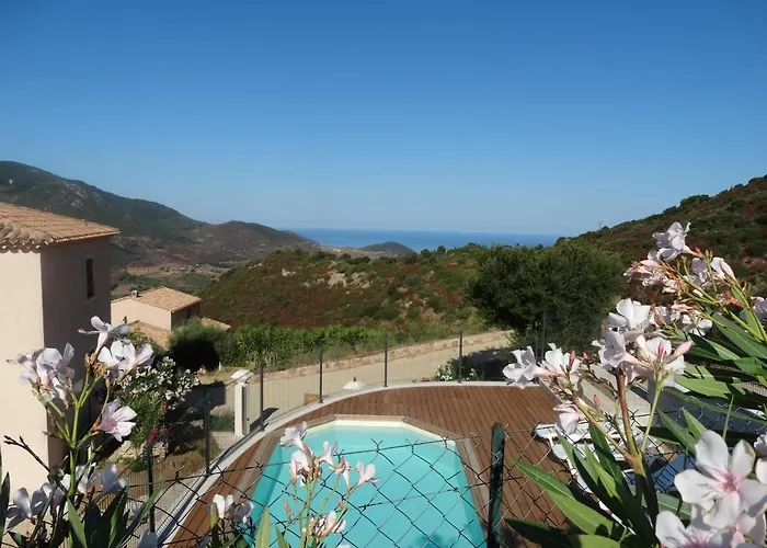 Feriehus Sassone, Piscine, Jacuzzi Et Vue Panoramique Sur Ajaccio *